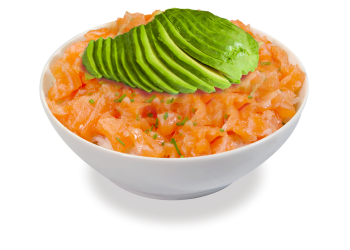 C4 chirashi tartare saumon avocat